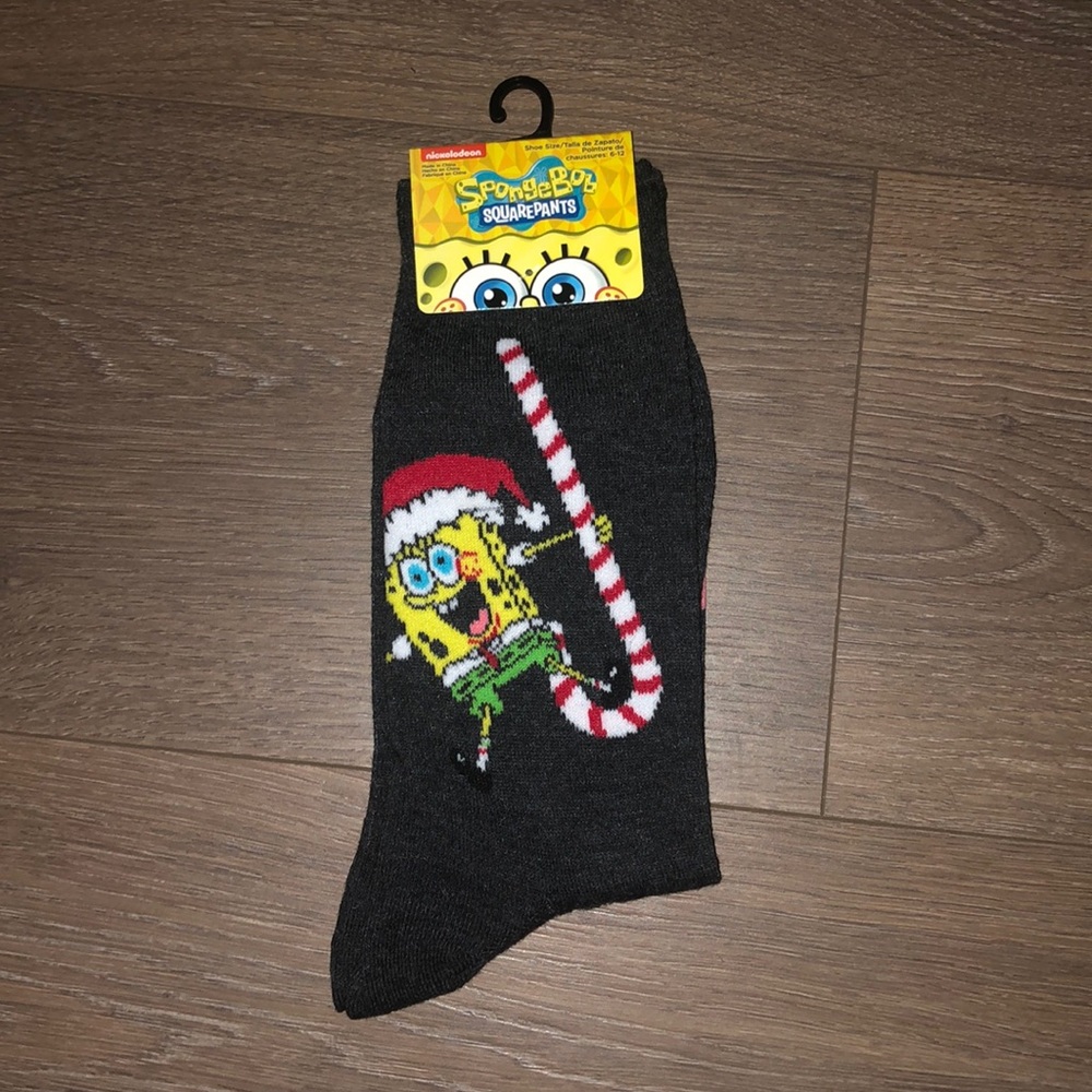 Spongebob Squarepants Socks Christmas Patrick Star